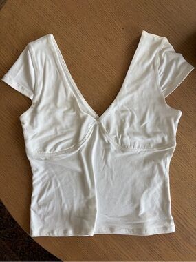 Deep v neck top